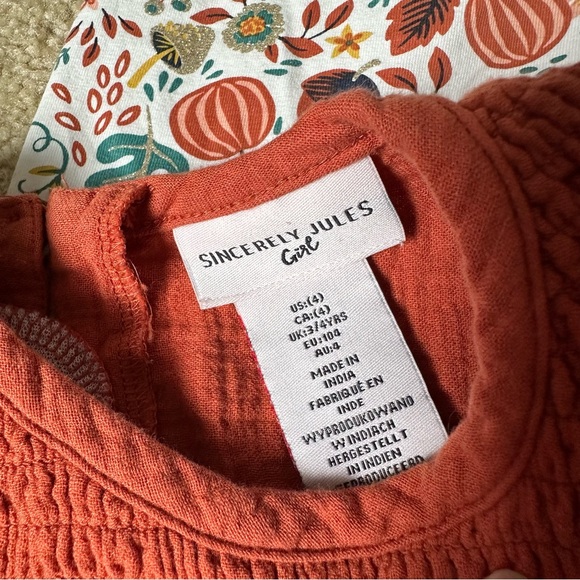 Sincerely Jules Floral Pumpkin Outfit Set - Picture 6 of 6